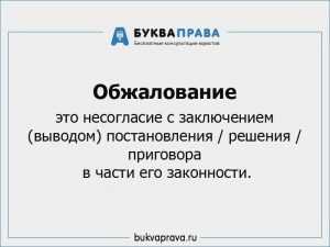 Что такое апелляция?