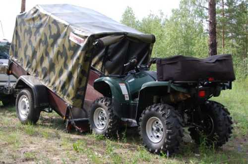 Прицеп для перевозки квадроцикла: отзывы, переделка своими руками