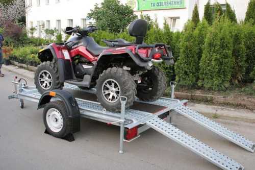 Прицеп для перевозки квадроцикла: отзывы, переделка своими руками