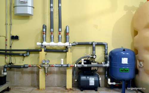 Разводка трубопровода по корпусу